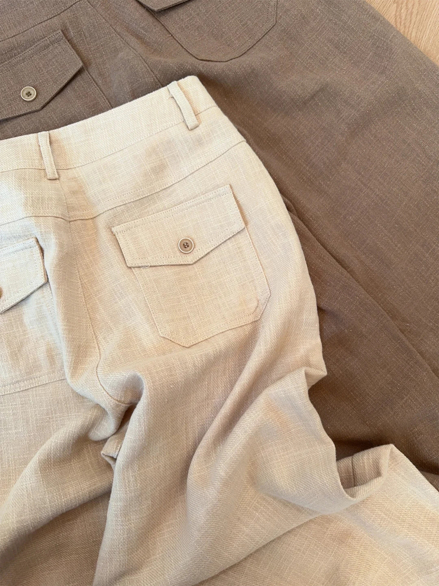 Women's High-End Cotton Linen Casual Pants Spring Summer 2026 New Loose Slimming Lightweight Straight Leg