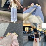 Macaron Summer Breathable Linen Pants Minimalist Narrow Waist Casual Floor-Length Pants