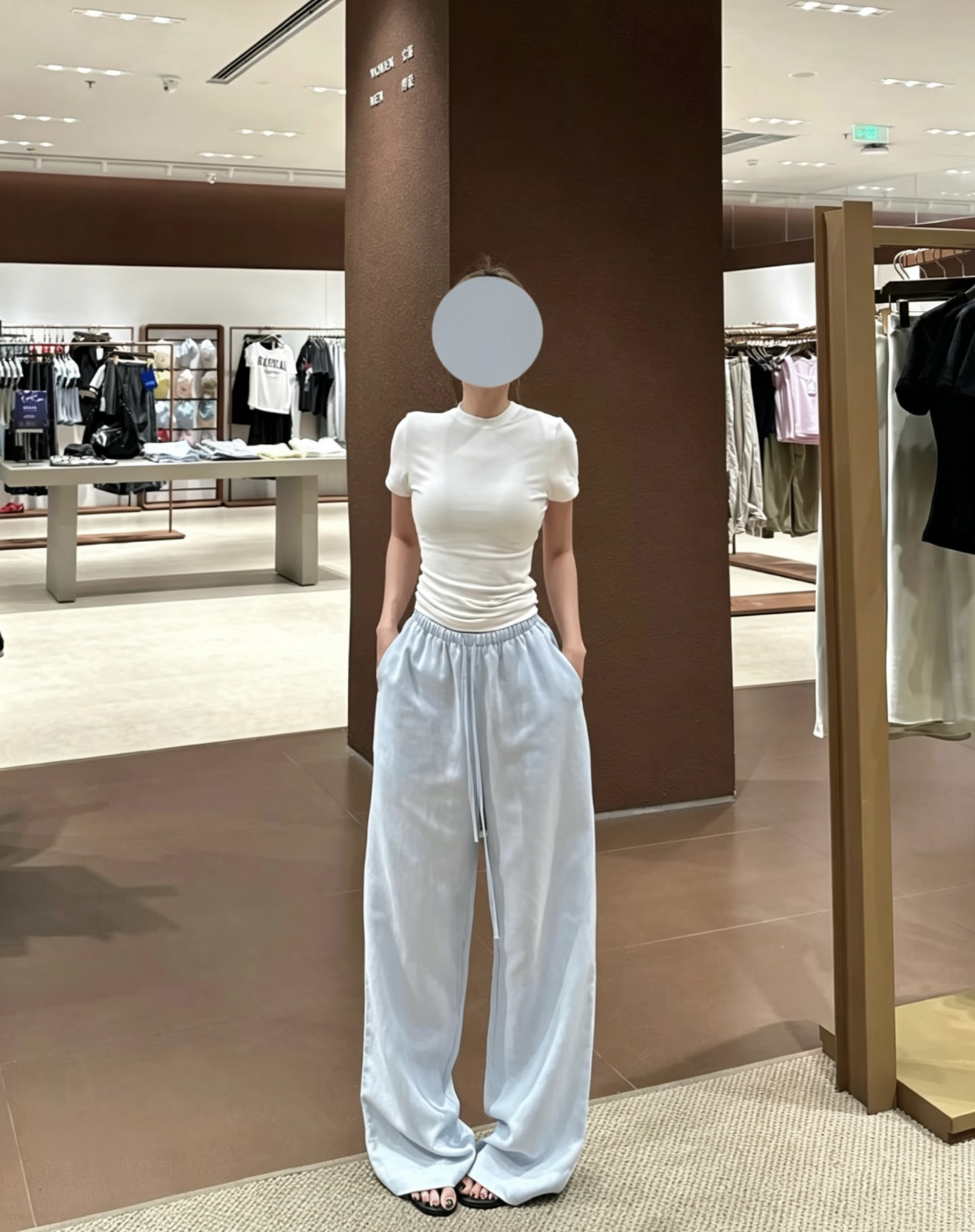 Women's Breathable Relaxed Linen Wide-Leg Pants Summer 2026 - Image 2